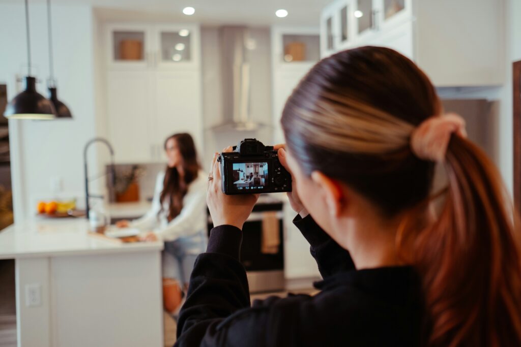 Uploading user generated content to brand store page. 