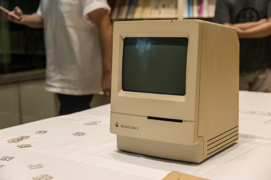Old Mac computer representing why it is important to keep moving forward with technology.
